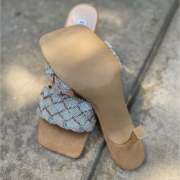Steve Madden Rhinestone Mules NWOT - Picture 3 of 6